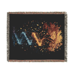 DNA Tree of Life Woven Blanket in Artwork by Genealogy Keepsakes