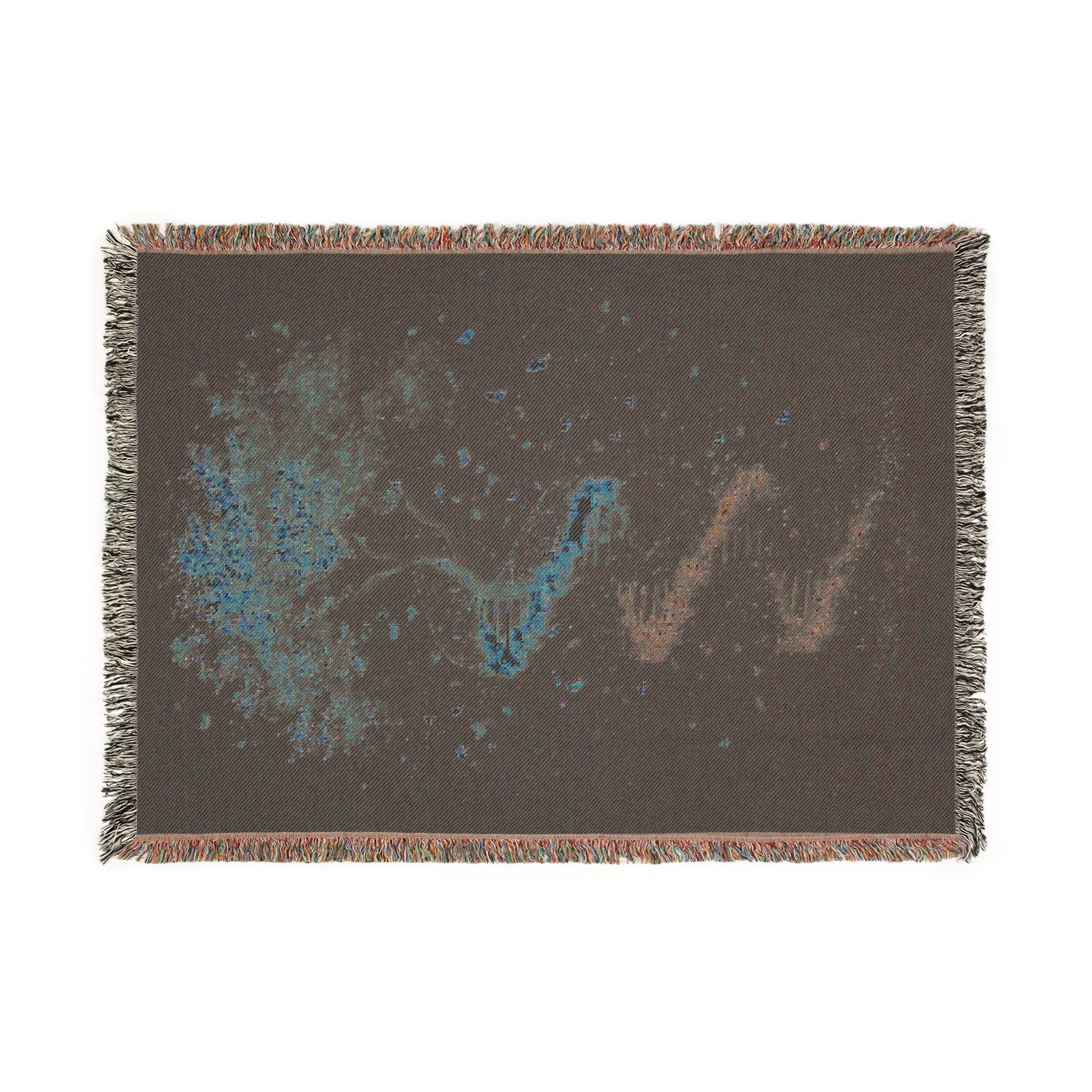 DNA Tree of Life Woven Blanket in Artwork by Genealogy Keepsakes