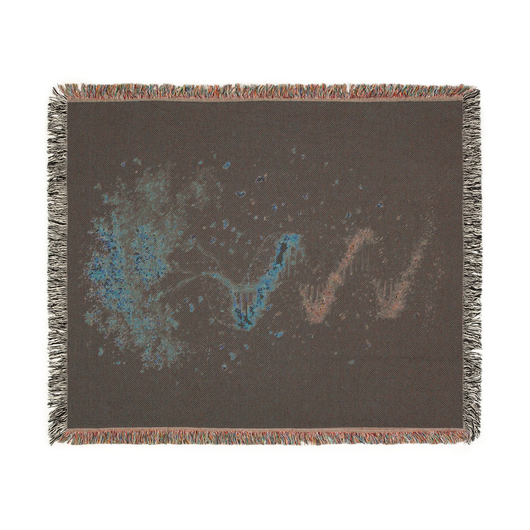 DNA Tree of Life Woven Blanket in Artwork by Genealogy Keepsakes