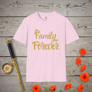 Family Forever T-Shirt - Genealogy Keepsakes Custom Genealogy Gift - Light Pink S