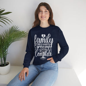 Family Tree Is Always Growing Sweatshirt in Light Pink by Genealogy Keepsakes