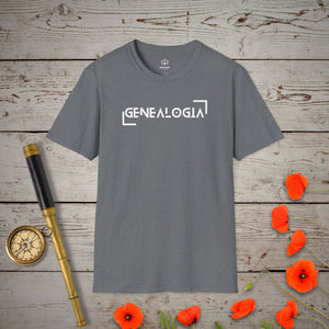 Genealogia T-Shirt in Graphite Heather by Genealogy Keepsakes