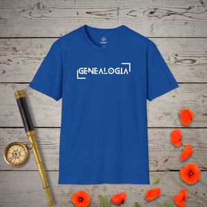 Genealogia T-Shirt in Royal by Genealogy Keepsakes