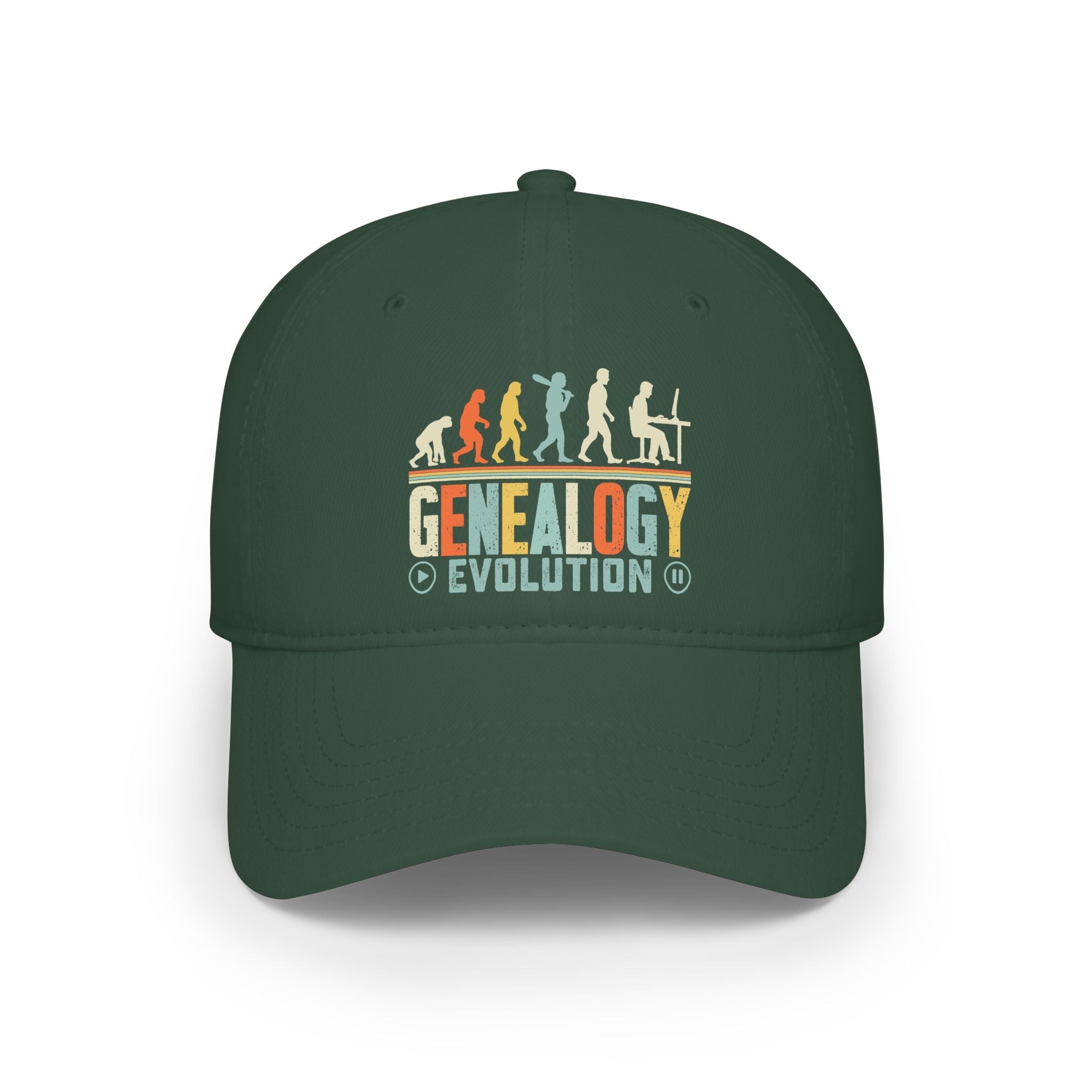 Genealogy Evolution Baseball Cap in One size by Genealogy Keepsakes