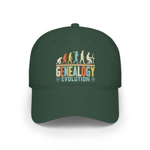 Genealogy Evolution Baseball Cap in One size by Genealogy Keepsakes