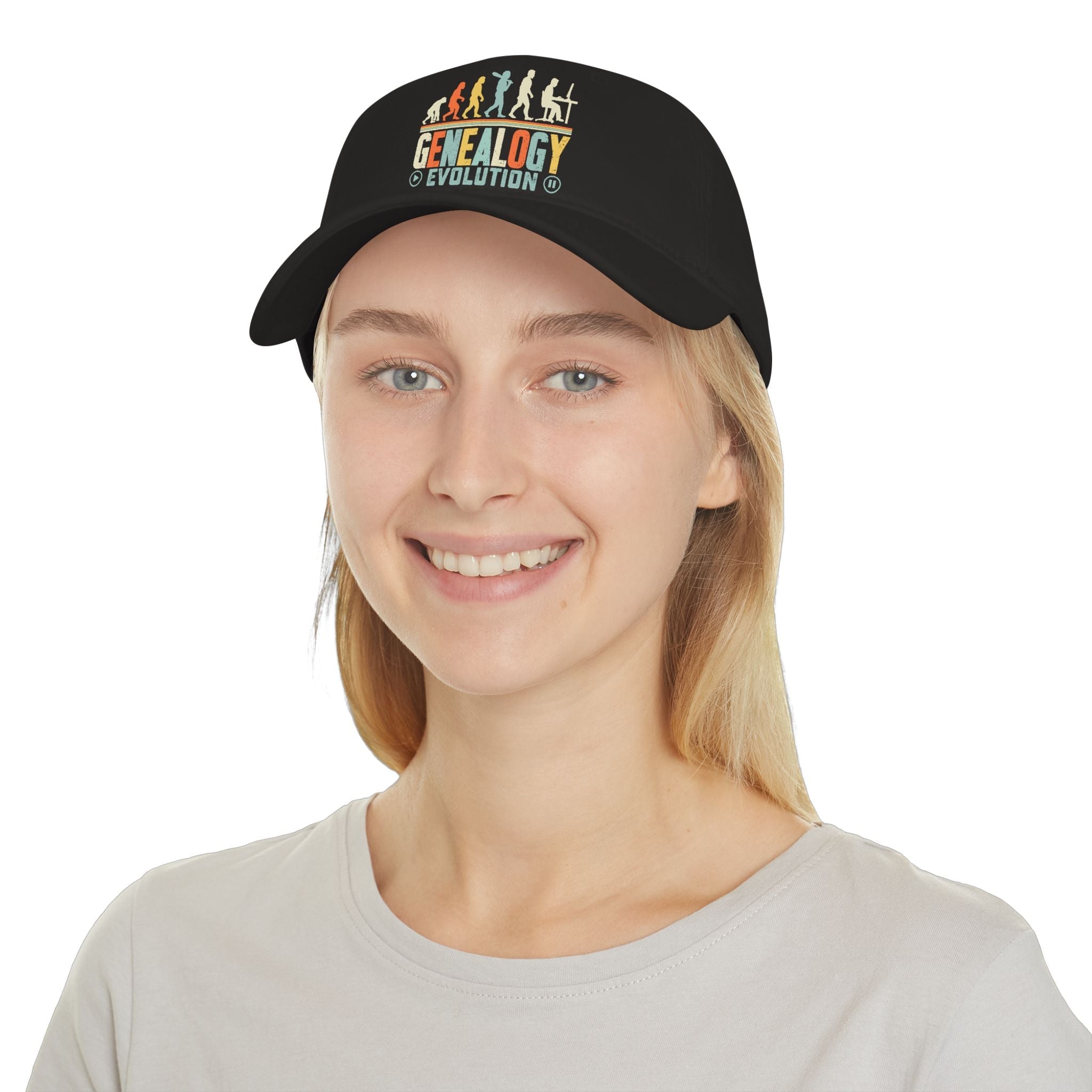 Genealogy Evolution Baseball Cap in One size by Genealogy Keepsakes