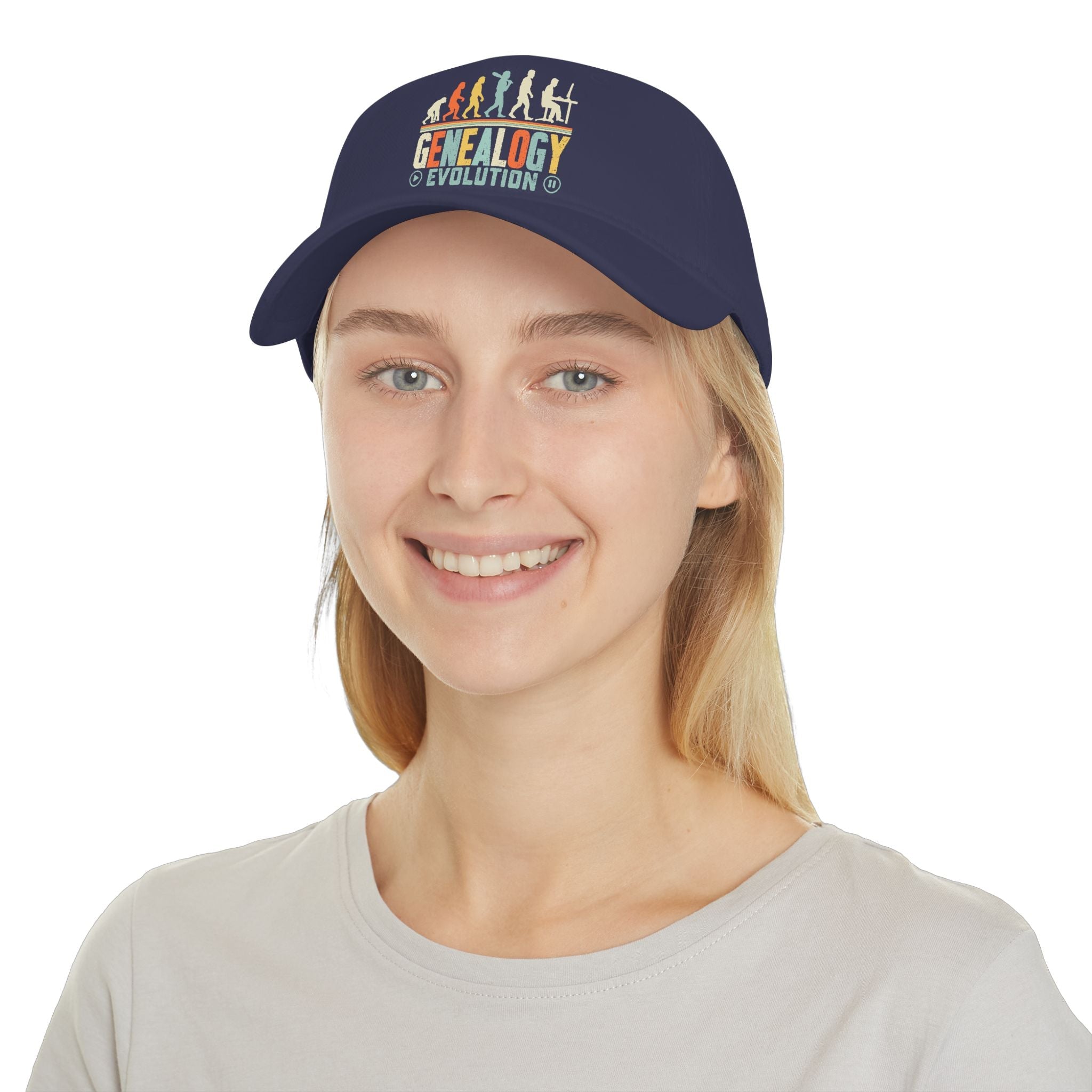Genealogy Evolution Baseball Cap in One size by Genealogy Keepsakes
