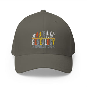 Genealogy Evolution Embroidered Cap in S/M by Genealogy Keepsakes