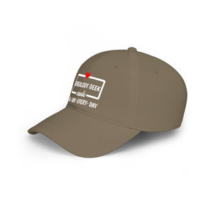 Genealogy Geek Mode — "All • Day • Every • Day" Baseball Cap in by Genealogy Keepsakes