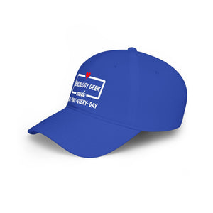 Genealogy Geek Mode — "All • Day • Every • Day" Baseball Cap in by Genealogy Keepsakes