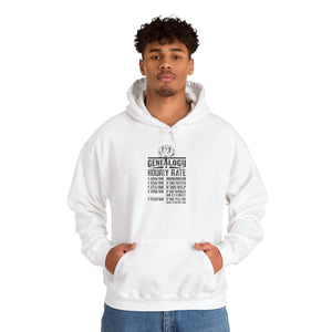 Genealogy Hourly Rate Hoodie in by Genealogy Keepsakes
