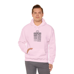 Genealogy Hourly Rate Hoodie in by Genealogy Keepsakes