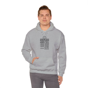 Genealogy Hourly Rate Hoodie in by Genealogy Keepsakes