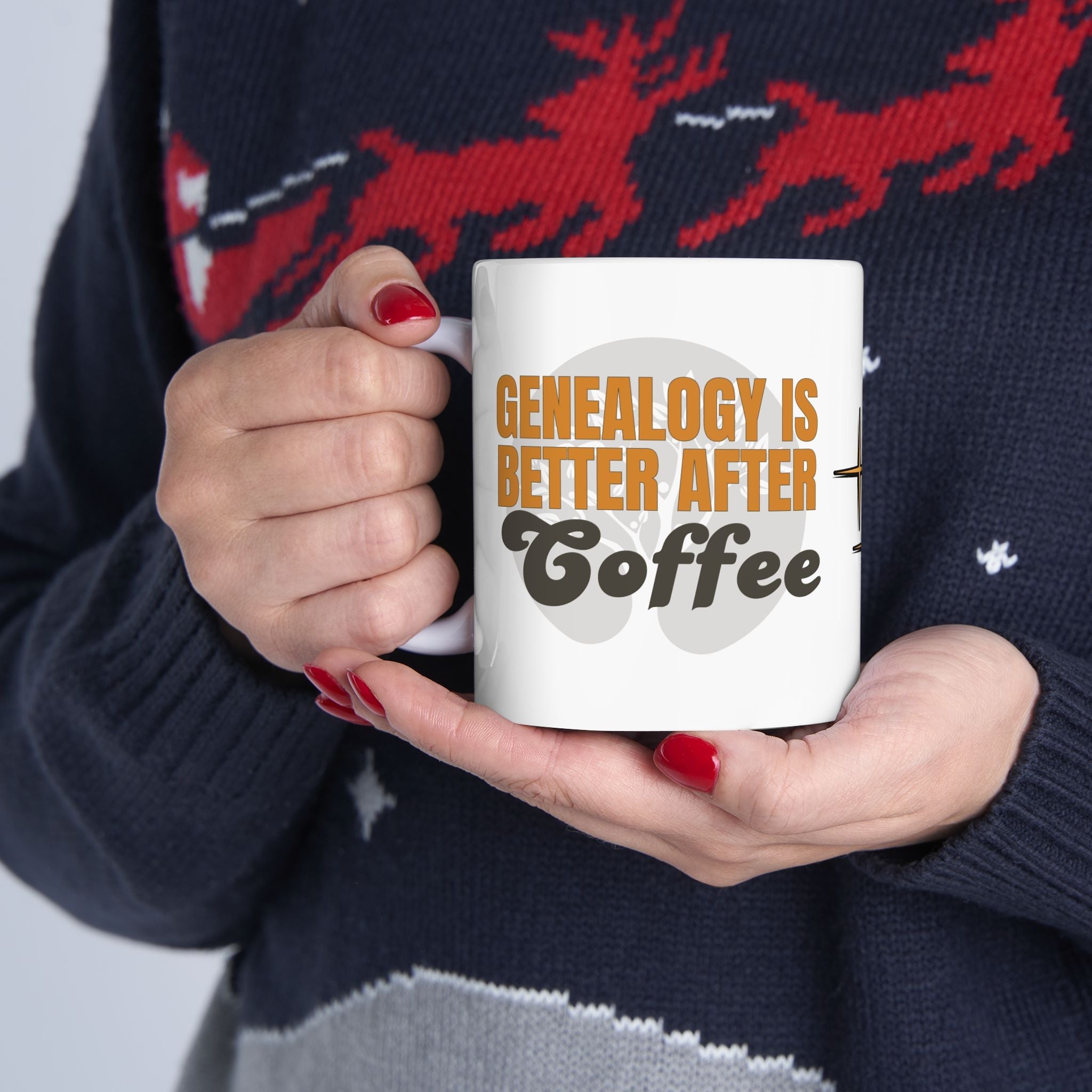 Genealogy Is Better After Coffee Mug (11oz|15oz) in by Genealogy Keepsakes