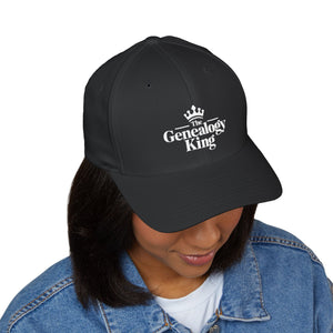 Genealogy King Embroidered Cap in Black by Genealogy Keepsakes