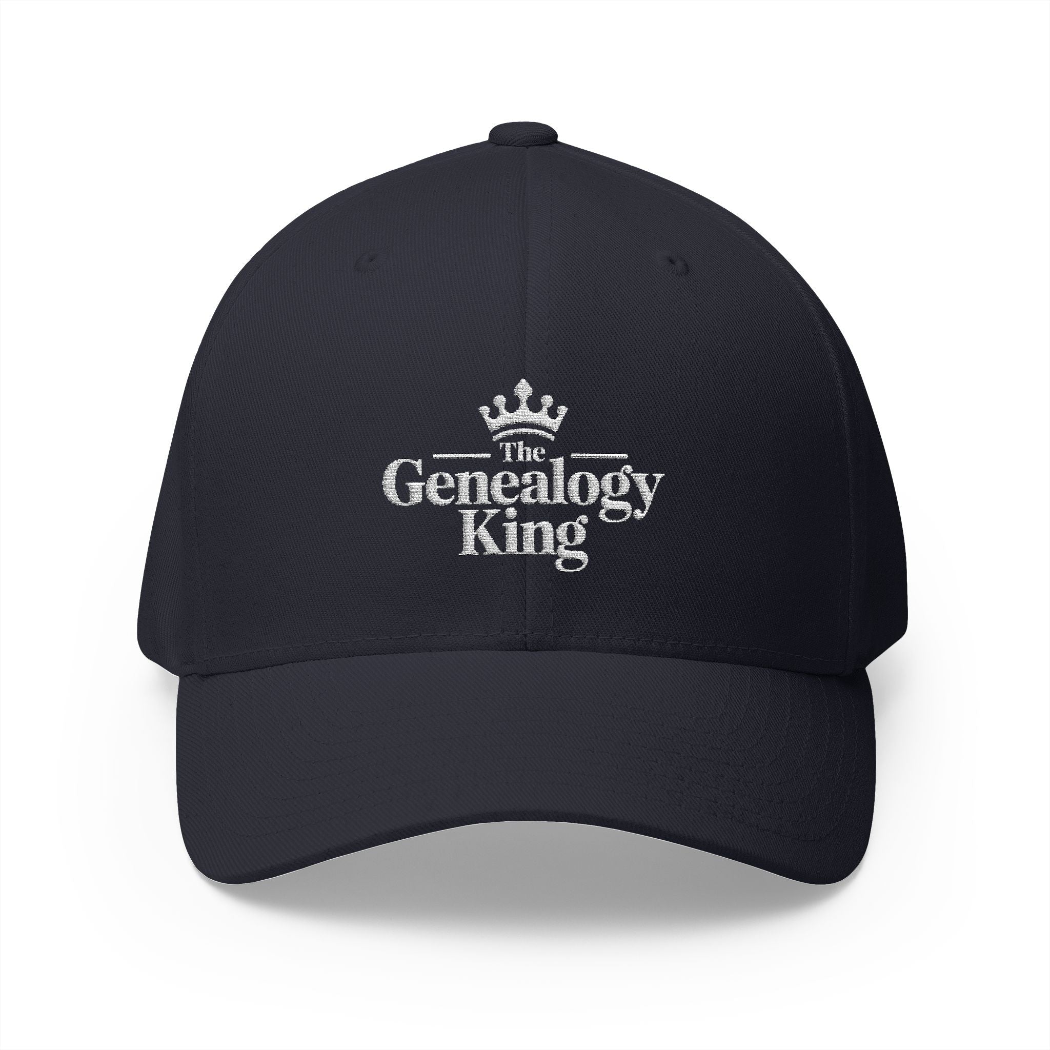 Genealogy King Embroidered Cap in Dark Navy by Genealogy Keepsakes