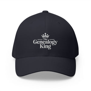 Genealogy King Embroidered Cap in Dark Navy by Genealogy Keepsakes