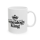 Genealogy King Mug (11oz|15oz) in 11oz by Genealogy Keepsakes