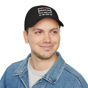 Genealogy Ninja Mode — "All • Day • Every • Day" Baseball Cap in by Genealogy Keepsakes