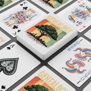 Genealogy Playing Cards in by Genealogy Keepsakes