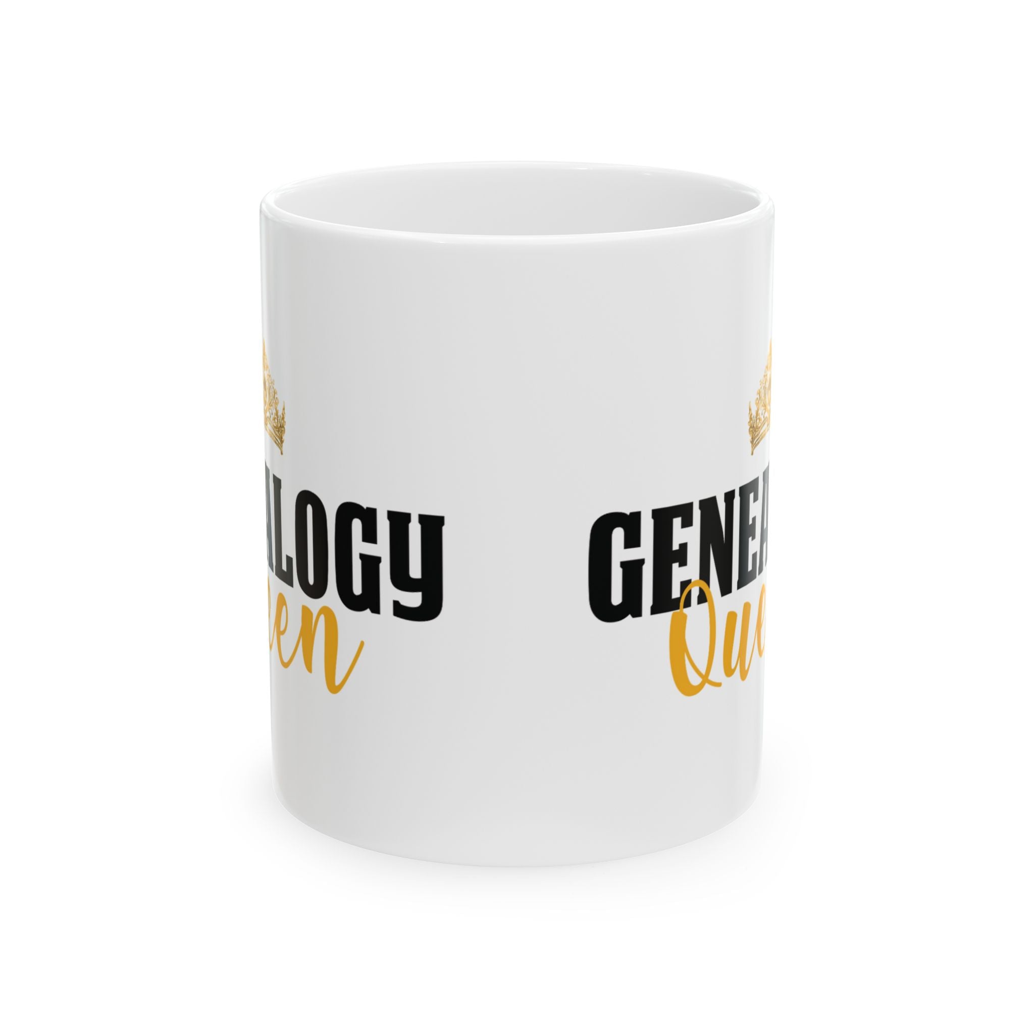 Genealogy Queen Ceramic Mug (11oz | 15oz) in 15oz by Genealogy Keepsakes