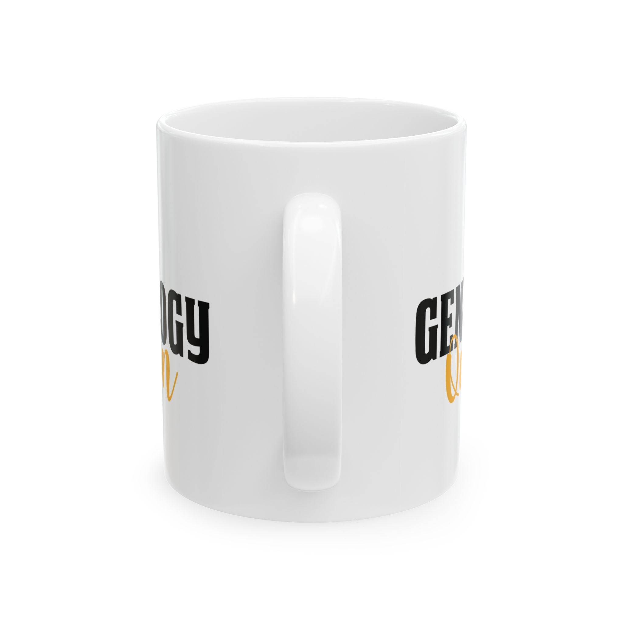 Genealogy Queen Ceramic Mug (11oz | 15oz) in 15oz by Genealogy Keepsakes