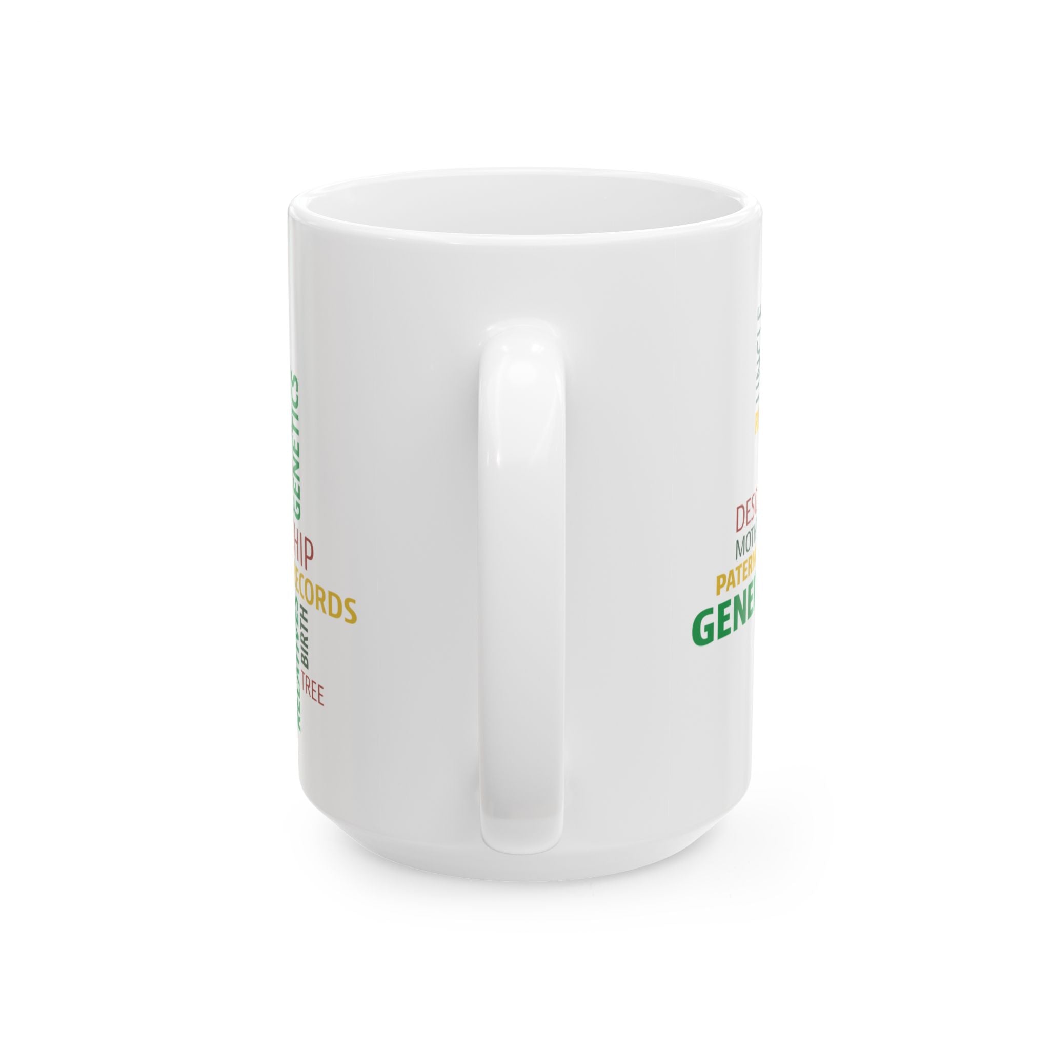Genealogy Word Cloud Mug (11oz|15oz) in by Genealogy Keepsakes