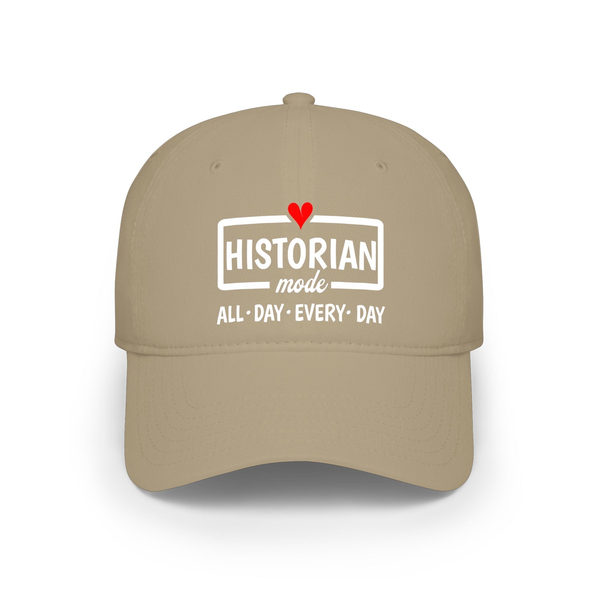 Historian Mode — "All • Day • Every Day" Baseball Cap in One size by Genealogy Keepsakes