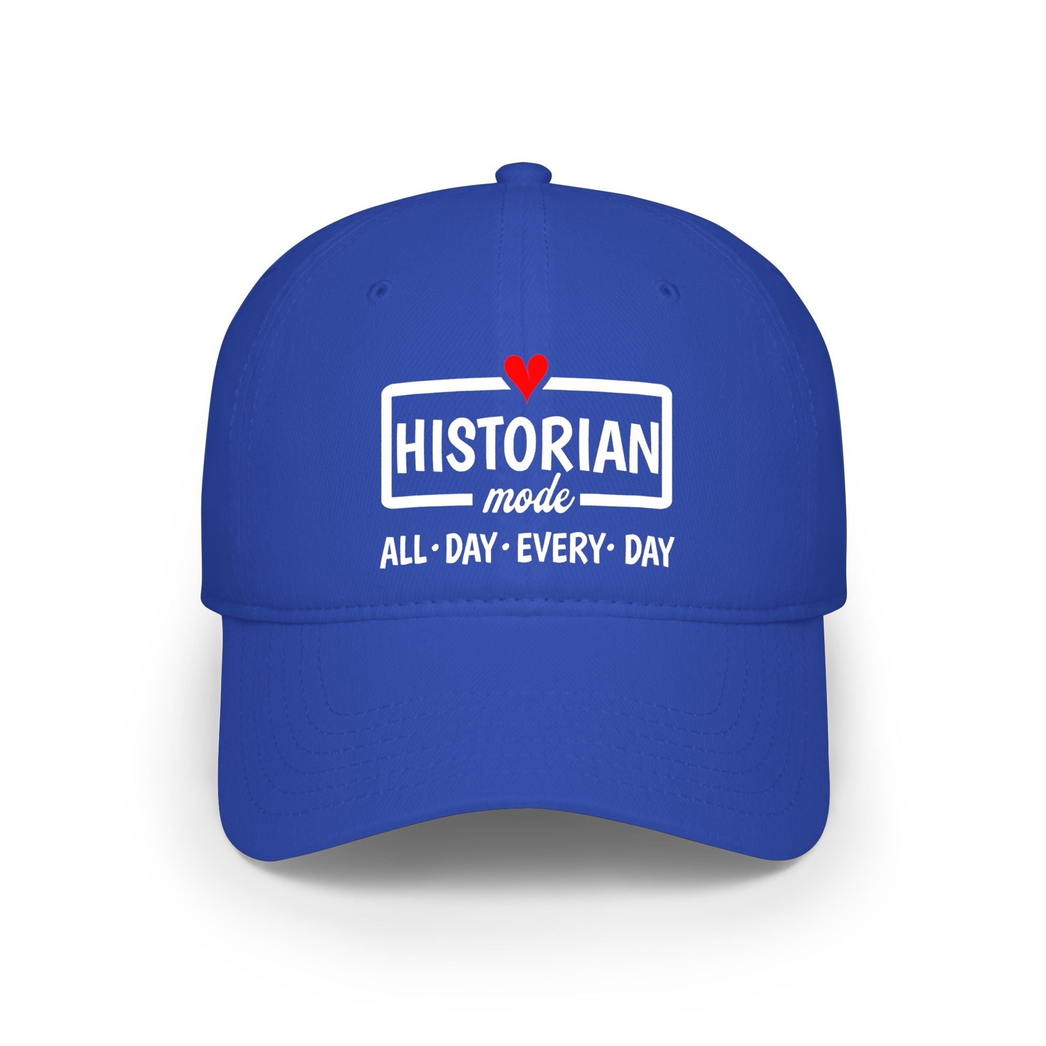 Historian Mode — "All • Day • Every Day" Baseball Cap in One size by Genealogy Keepsakes