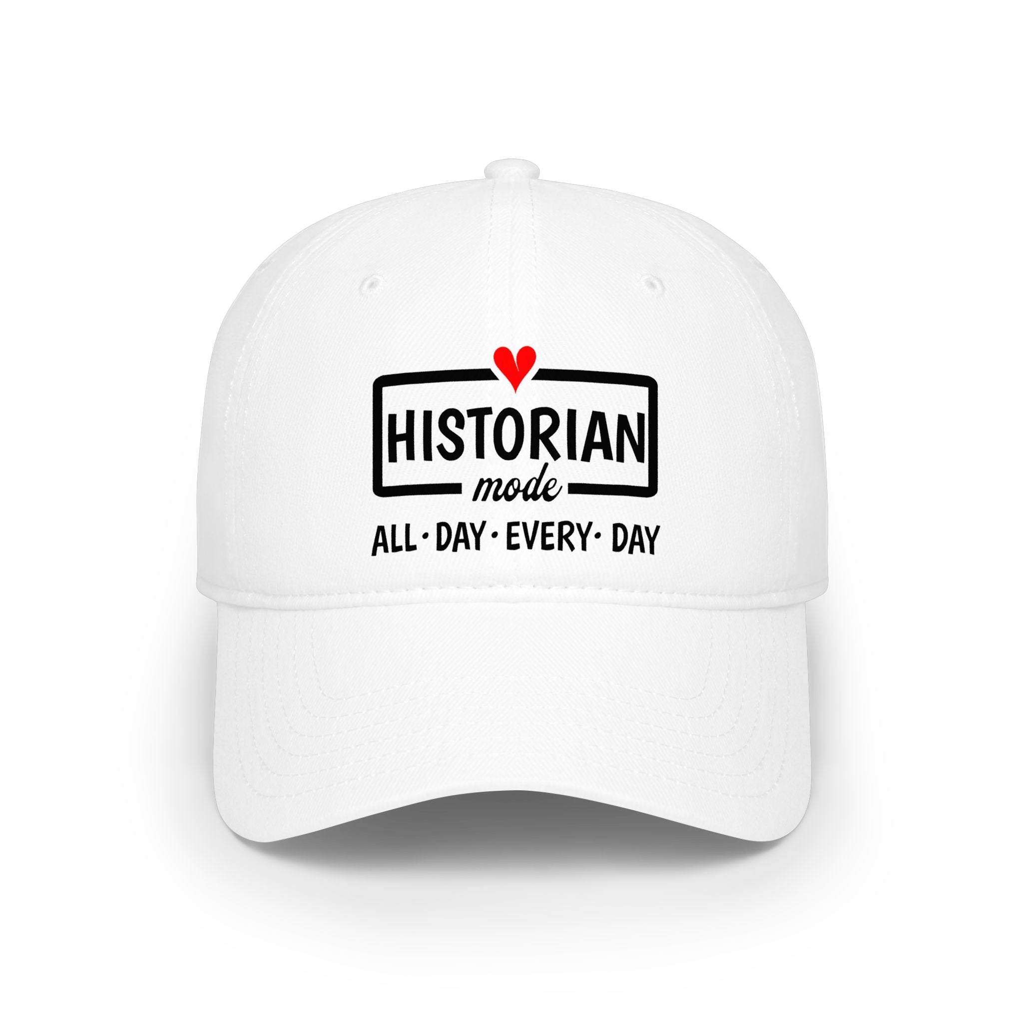 Historian Mode — "All • Day • Every Day" Baseball Cap in One size by Genealogy Keepsakes