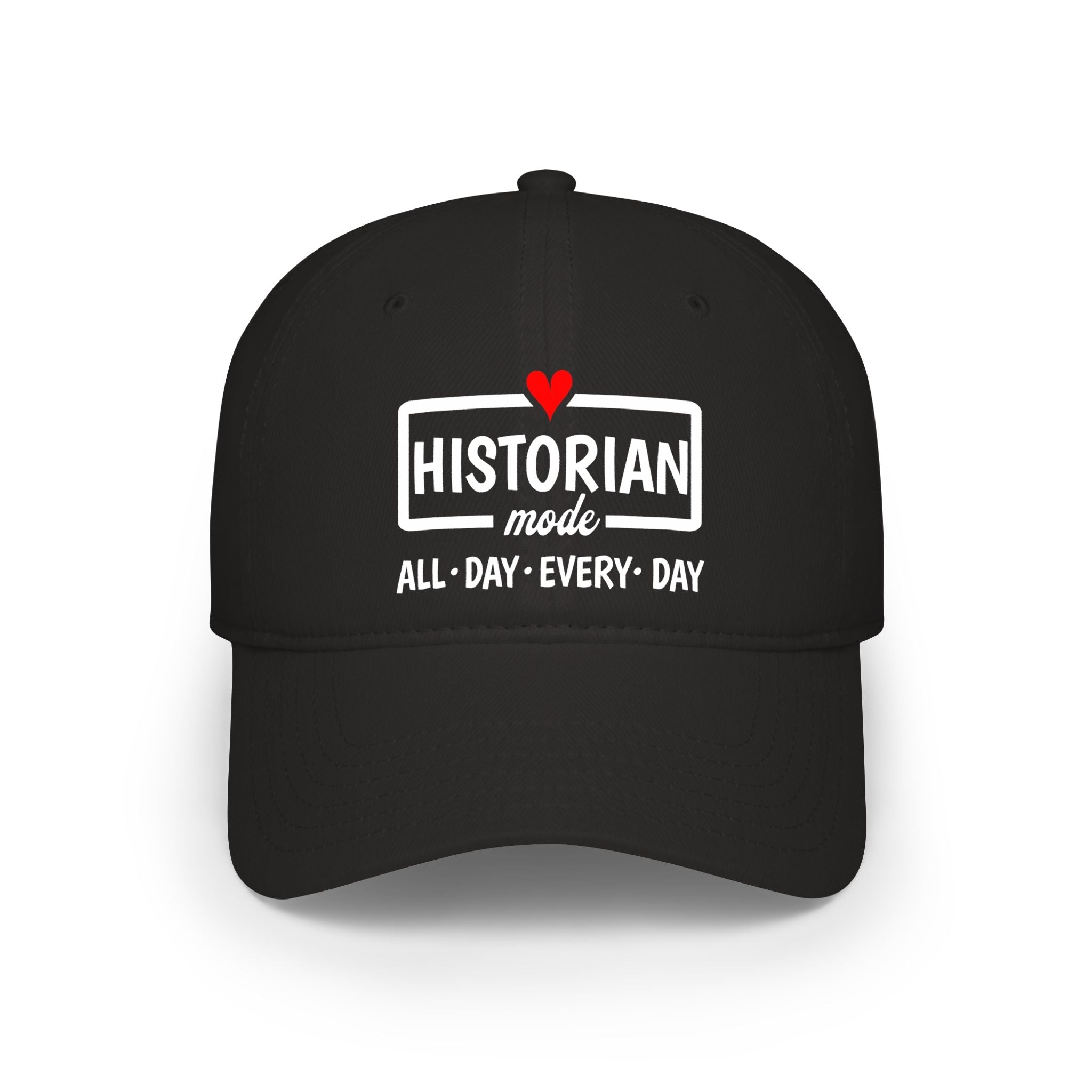Historian Mode — "All • Day • Every Day" Baseball Cap in One size by Genealogy Keepsakes