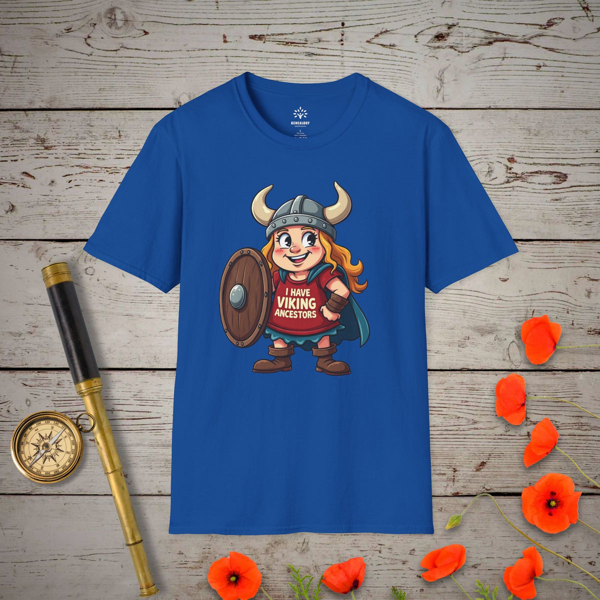 I Have Viking Ancestors T-Shirt - Genealogy Keepsakes Custom Genealogy Gift - Royal S