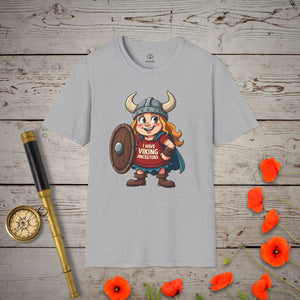 I Have Viking Ancestors T-Shirt - Genealogy Keepsakes Custom Genealogy Gift - Sport Grey S