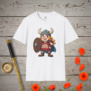 I Have Viking Ancestors T-Shirt - Genealogy Keepsakes Custom Genealogy Gift - White S