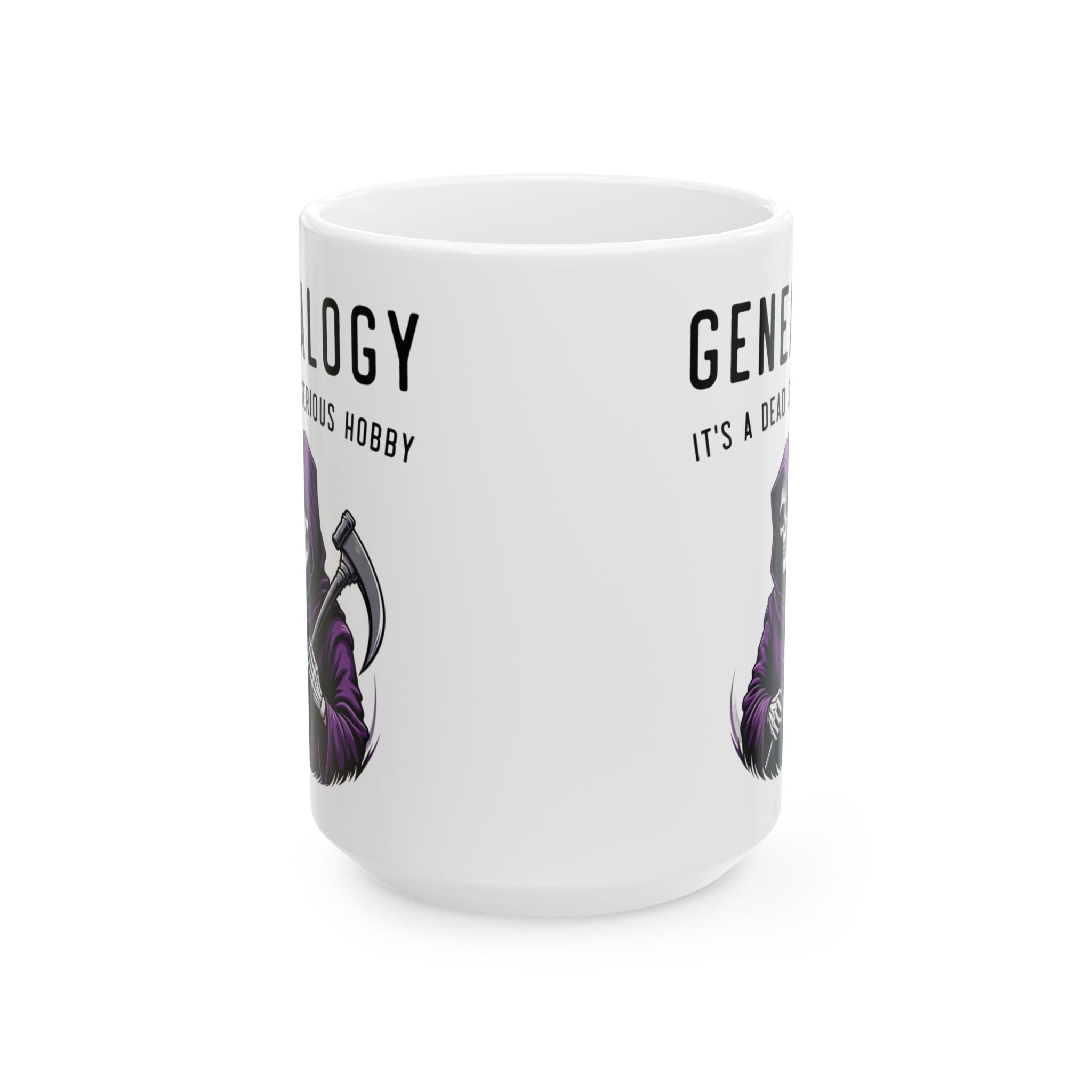 It's A Dead Serious Hobby Mug (11oz|15oz) in 11oz by Genealogy Keepsakes