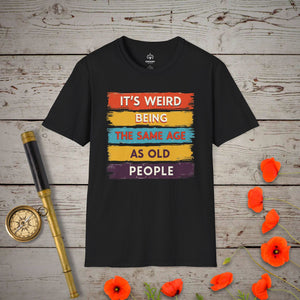 It's Weird T-Shirt - Genealogy Keepsakes Custom Genealogy Gift - Black S