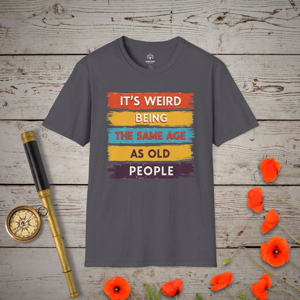 It's Weird T-Shirt - Genealogy Keepsakes Custom Genealogy Gift - Charcoal S