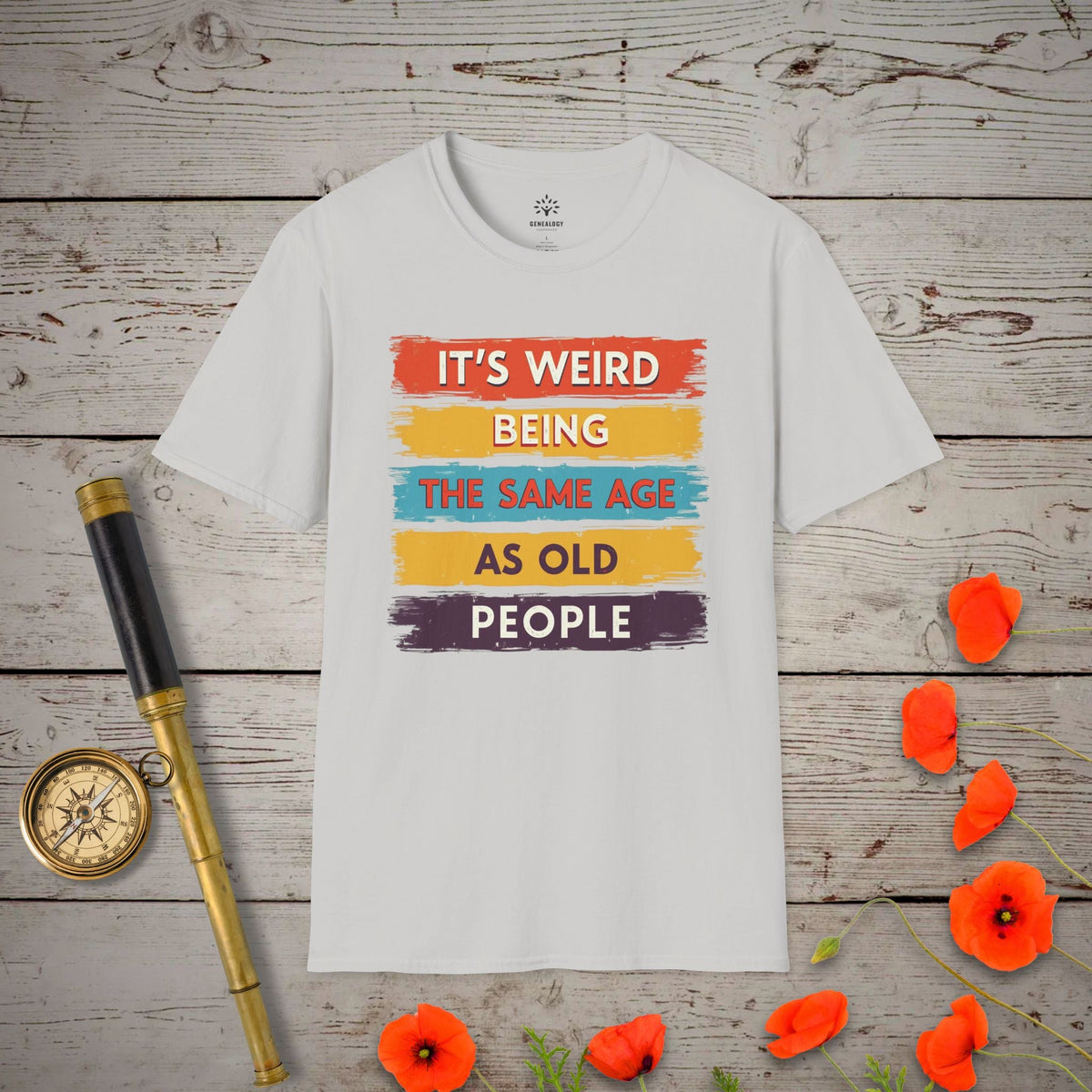 It's Weird T-Shirt - Genealogy Keepsakes Custom Genealogy Gift - Ice Grey S