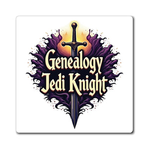 Jedi Knight Refrigerator Magnet in 6" × 6" by Genealogy Keepsakes
