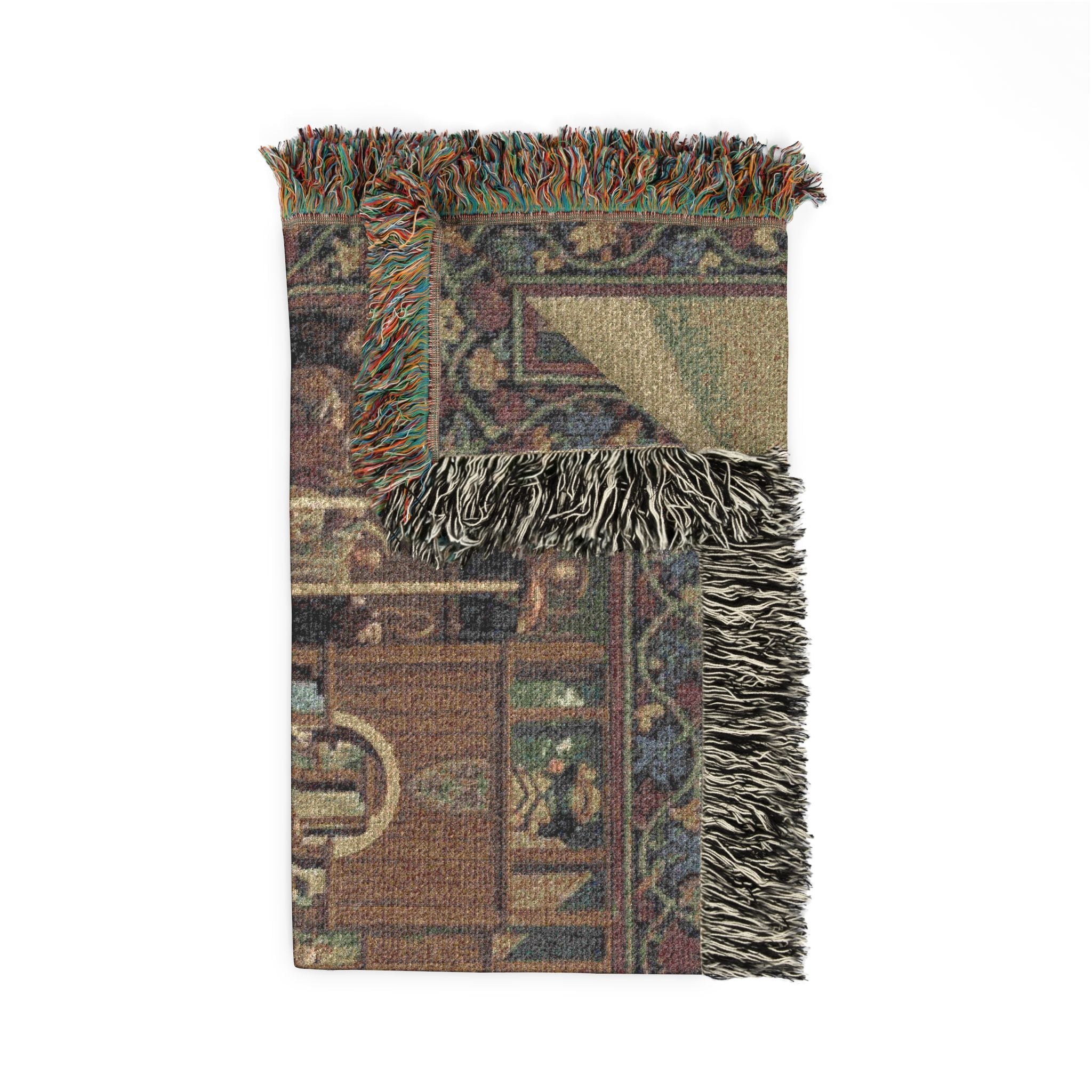 Jousting Tournament Woven Blanket in by Genealogy Keepsakes