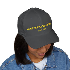 Just One More Record Embroidered Cap in by Genealogy Keepsakes