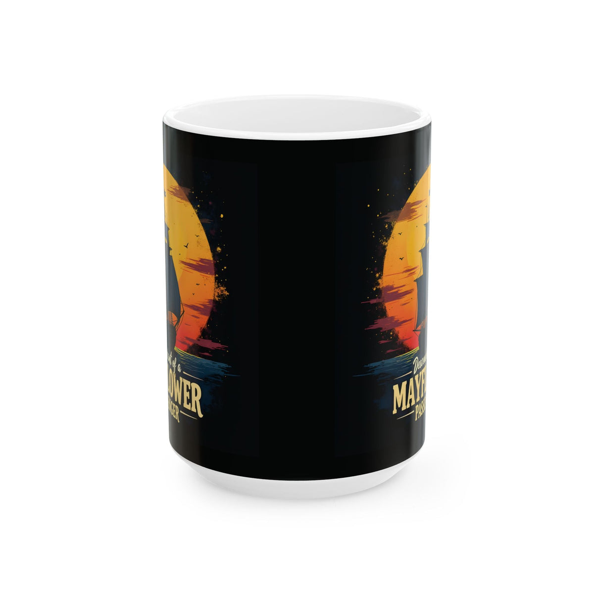 Mayflower Passenger Descendant Mug (11oz|15oz) - Genealogy Keepsakes Custom Genealogy Gift - 15oz