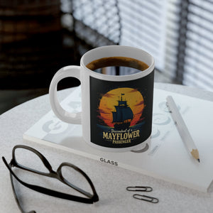 Mayflower Passenger Descendant Mug (20oz) in White by Genealogy Keepsakes