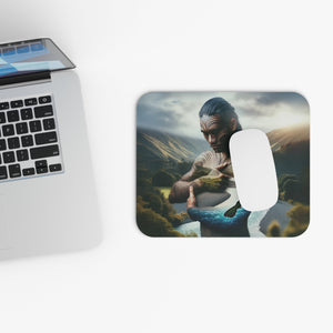 Mouse Pad - Maori Embrace Design in 9" × 8" by Genealogy Keepsakes