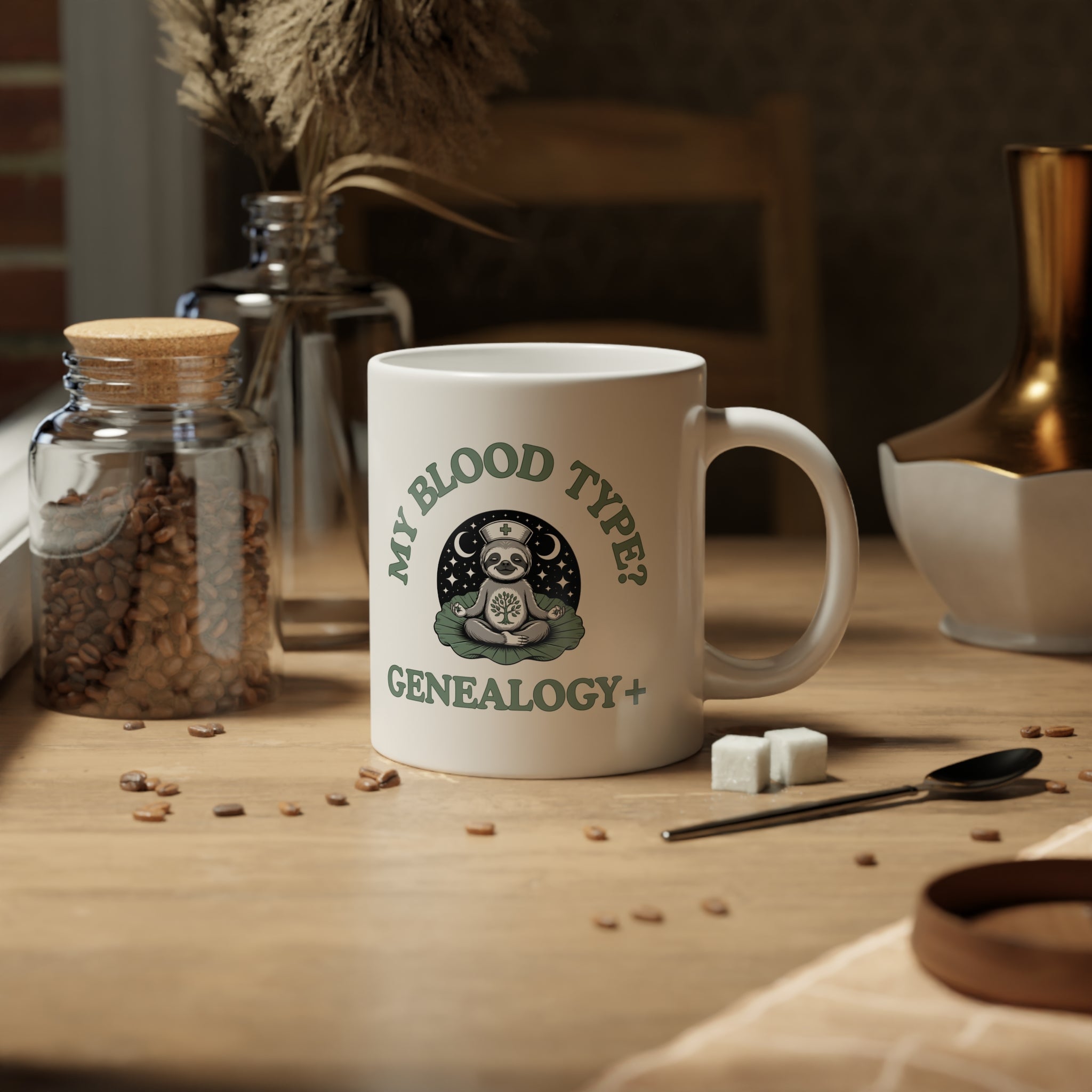 My Blood Type? Genealogy+ Mug (20oz)-