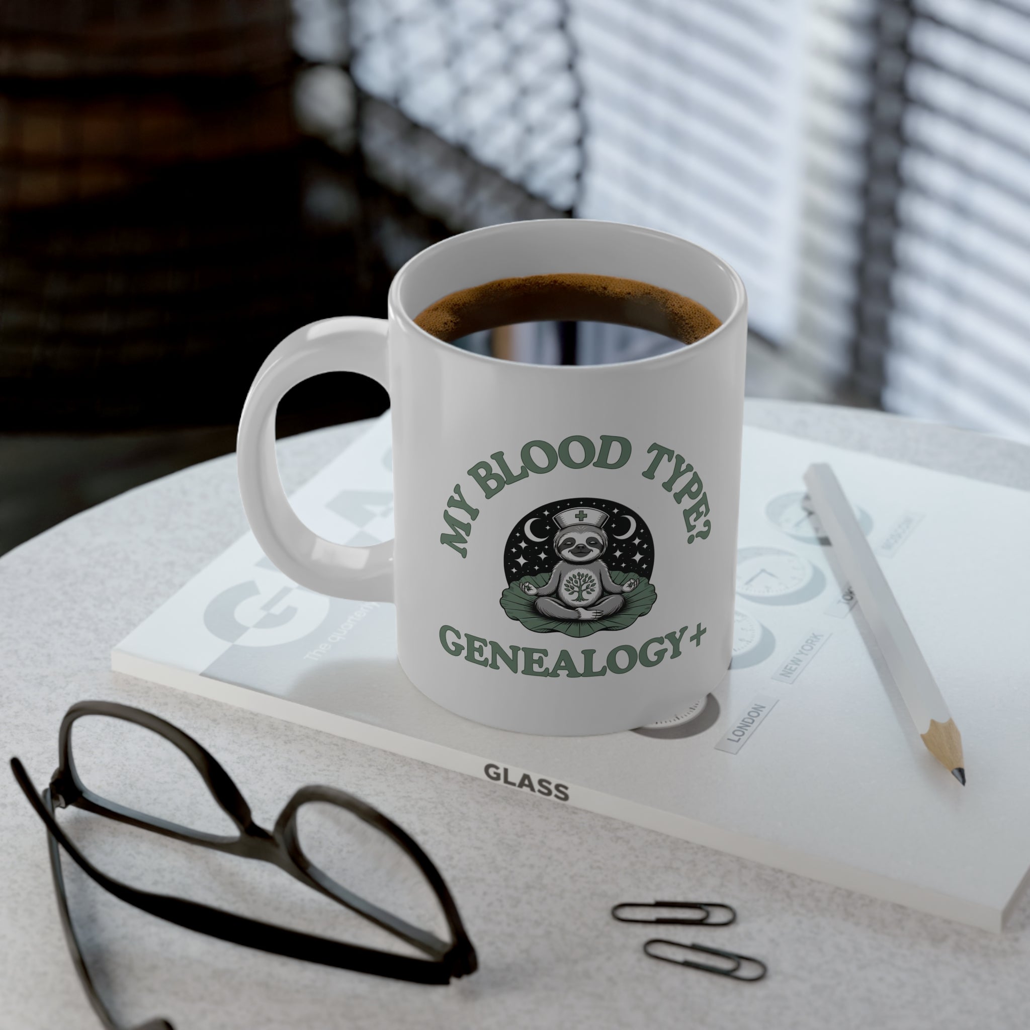 My Blood Type? Genealogy+ Mug (20oz)-