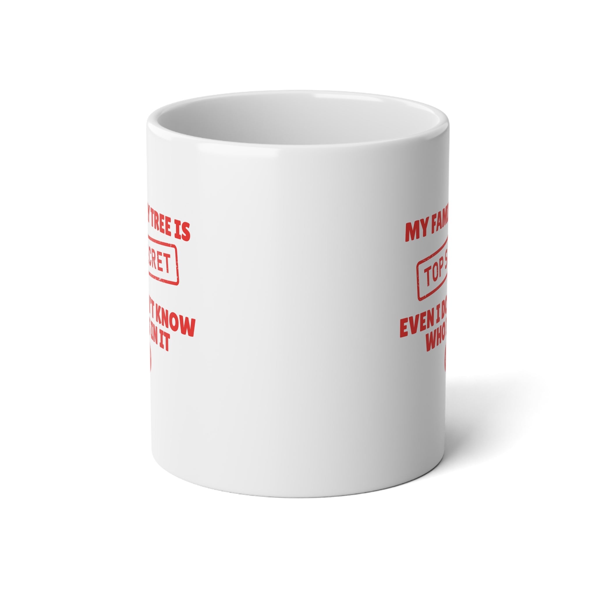 My Family Tree Is Top Secret Mug (20oz) in by Genealogy Keepsakes