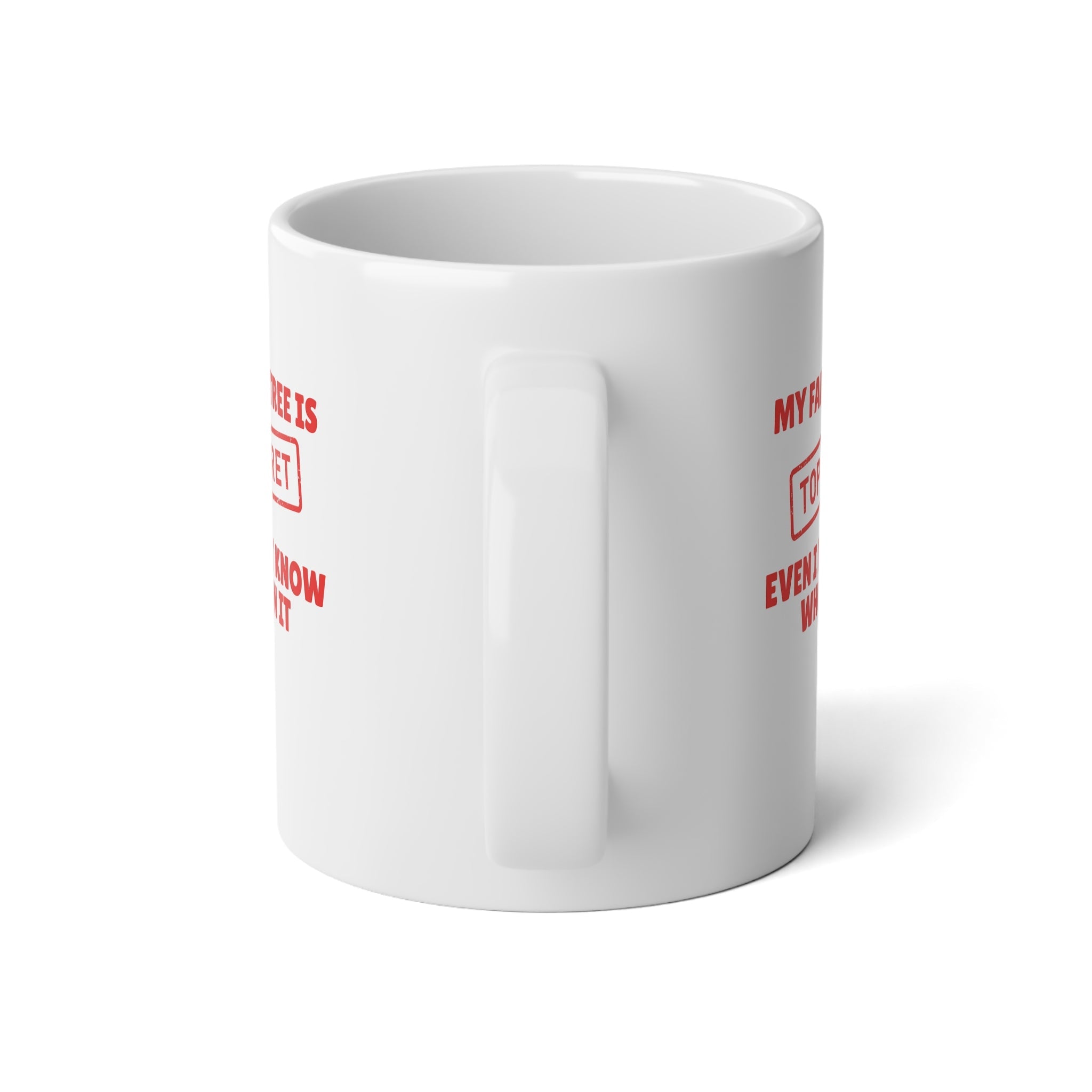 My Family Tree Is Top Secret Mug (20oz) in by Genealogy Keepsakes