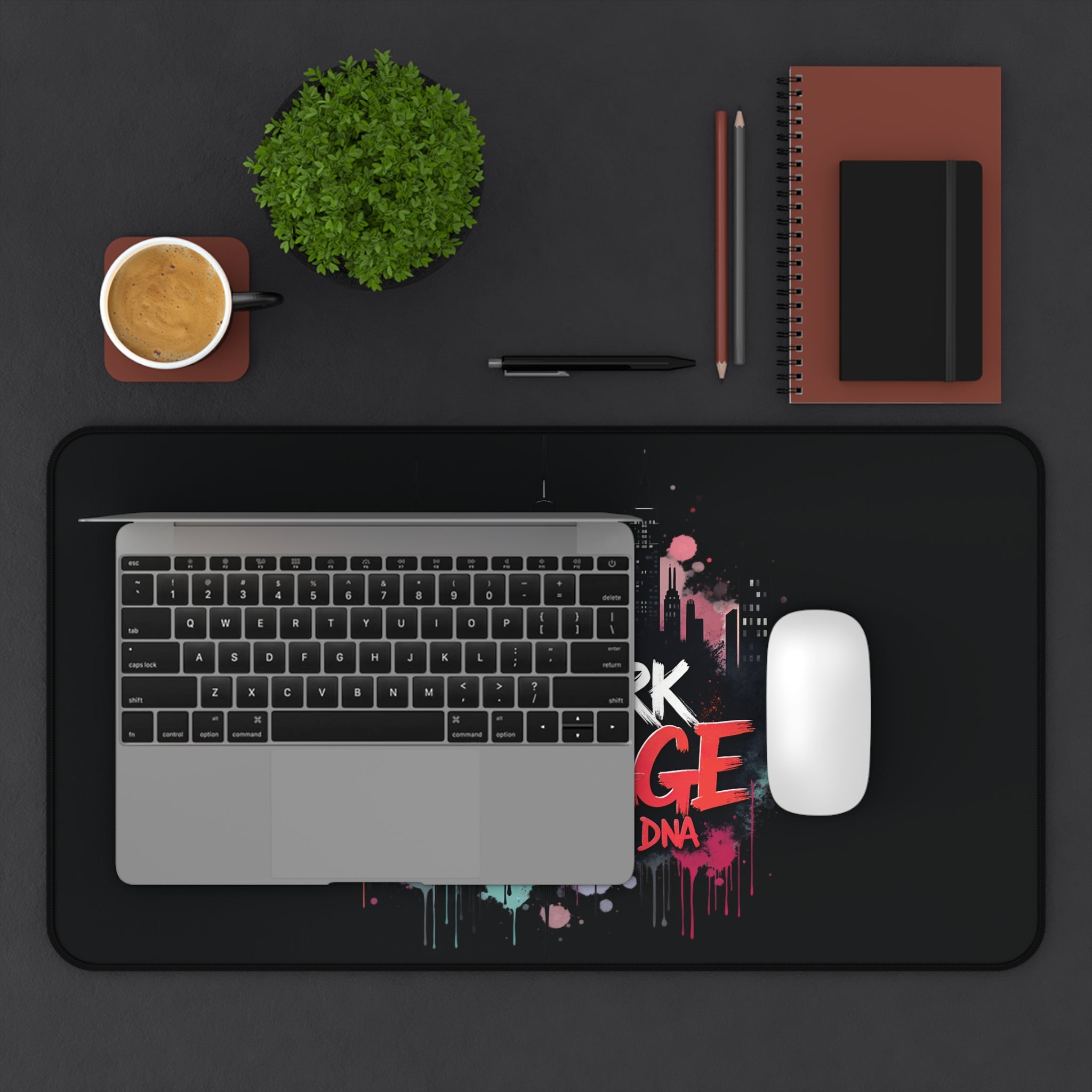 New York Heritage Desk Mat in by Genealogy Keepsakes