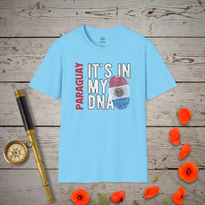 Paraguay – It's In My DNA T-Shirt in Sky by Genealogy Keepsakes